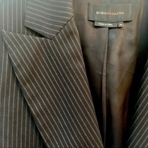 Pinstriped blazer black BCBG
